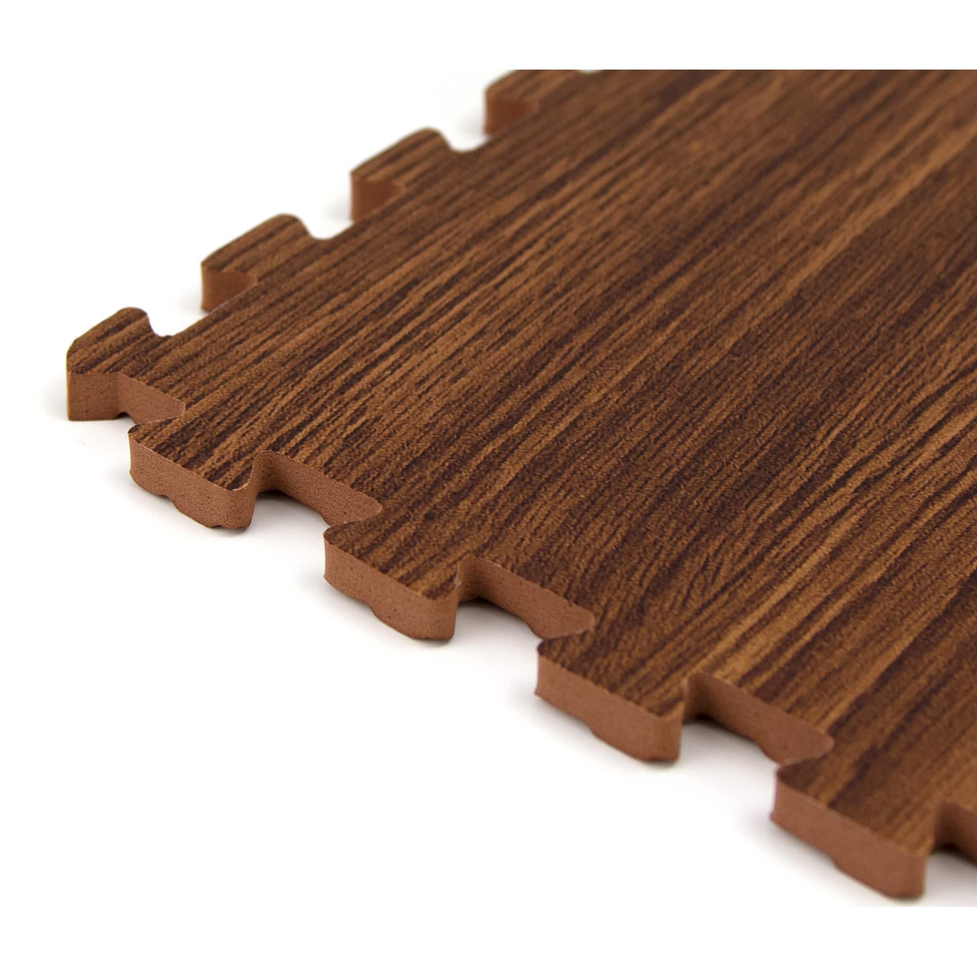 FloorPops Craftsman Interlocking Floor Tiles